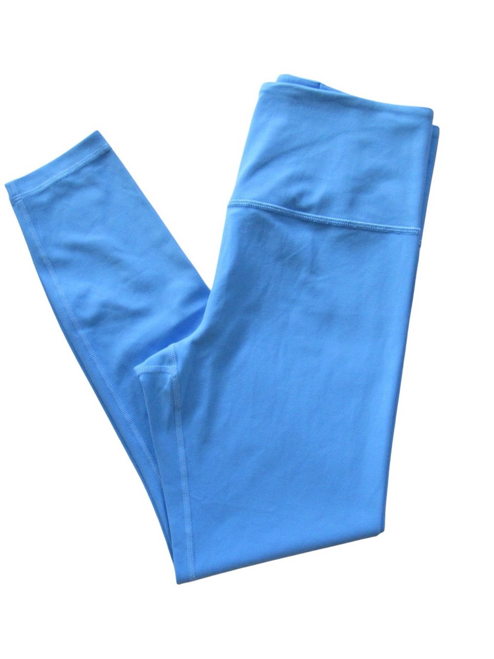 Athleta Elation Ultra High Rise 7/8 Leggings Small Light Blue Soft Yoga Stretch